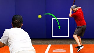 Pro Baseball Players VS College Kids in Cage Ball