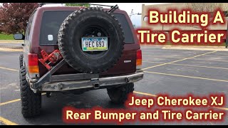 Building a JEEP XJ Rear bumper Tire Carrier