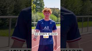 Ich SPRINTE 35 KM/H? Schneller als MBAPPÉ? 😱⚡️ #jannikfreestyle