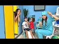 Mark and frends learn rules of dental care for kids