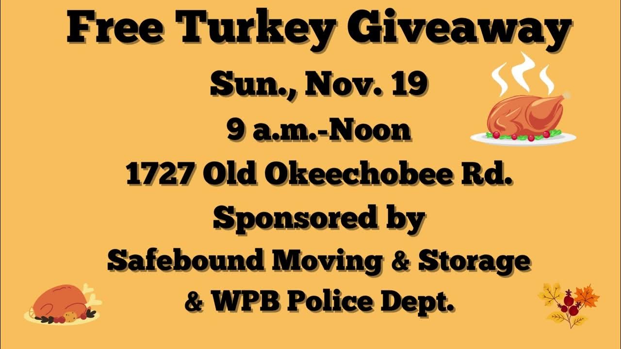 Free Turkey Giveaway Coming Soon YouTube free-turkey-giveaway-coming-soon-youtube