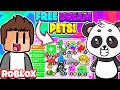 Giving People Their DREAM PETS in Adopt Me for FREE! Roblox Adopt Me