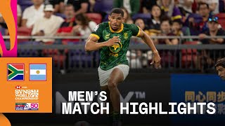 Boks run RIOT 🔥 | South Africa v Argentina | HSBC SVNS Hong Kong 2026 | Match Highlights screenshot 4