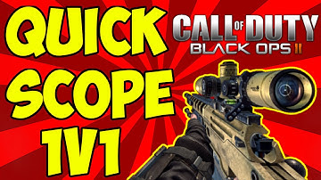 Black Ops 2 1v1 Quick Scope vs. xMrSkinnyJeanz (HD 1080p)