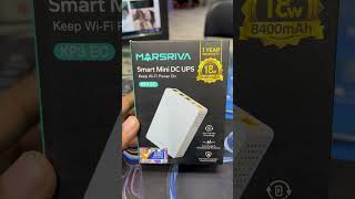 Mini dc ups for router | ups marsriva kp3 ec review #dc #ups