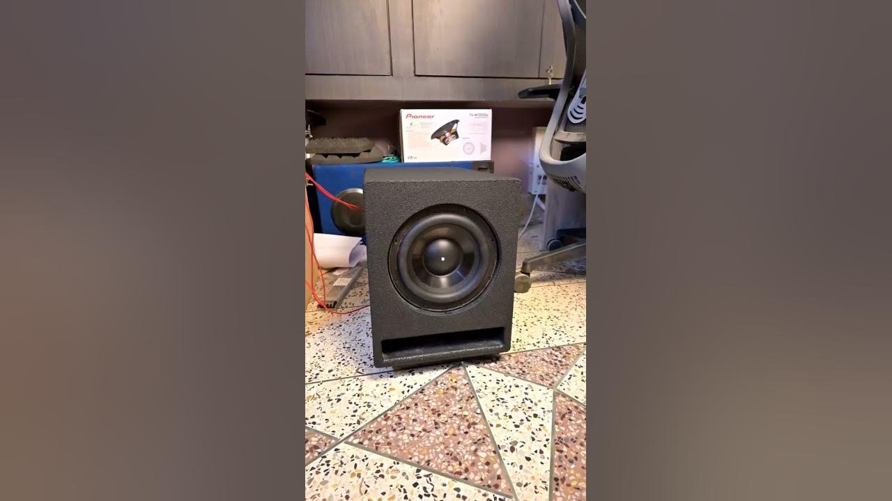 8" Subwoofer test | Low distortion deep bass | Campatible with Dayton BIA SB Fredo