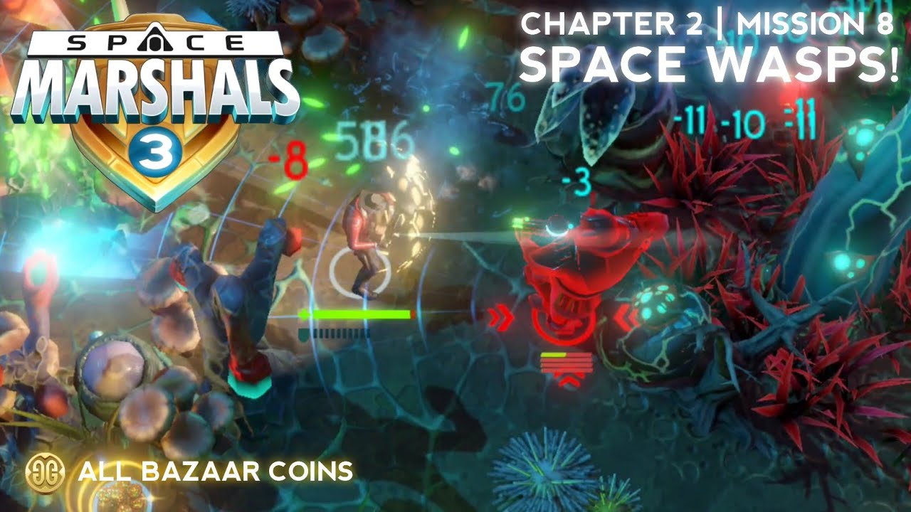 CHAPTER 2 MISSION 8 SPACE WASPS! All Bazaar Coins Space
