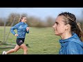 Reportage  entrainement avec la triathlte margaux bontant portrait