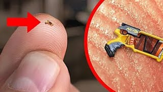 World's Smallest Nerf Gun Shoots an Ant in Hindi Dubbing