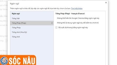 Cách thay đổi ngôn ngữ trong Google Chrome