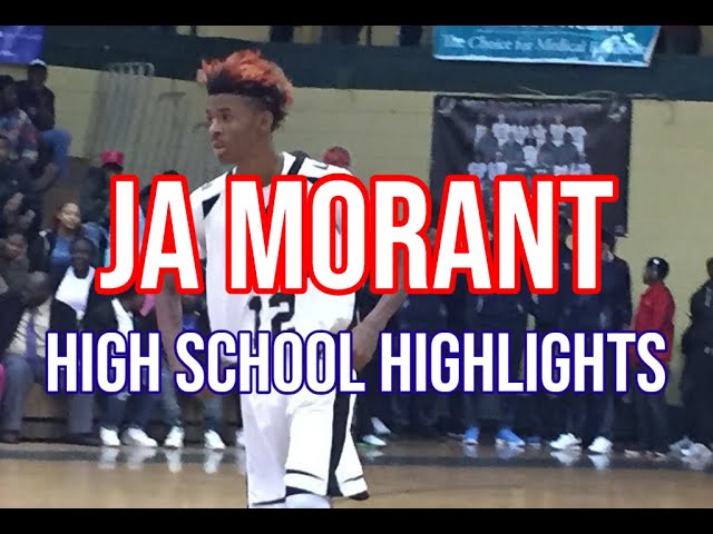 JA MORANT #22 CRESTWOOD HIGH SCHOOL JERSEY