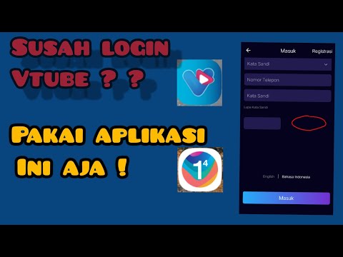 Cara mengatasi tidak bisa login ke aplikasi vtube