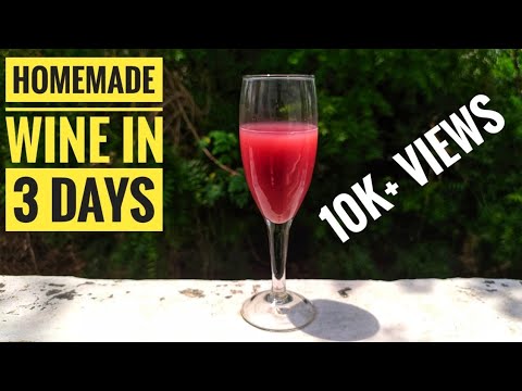 Video: How To Make Wine Quickly