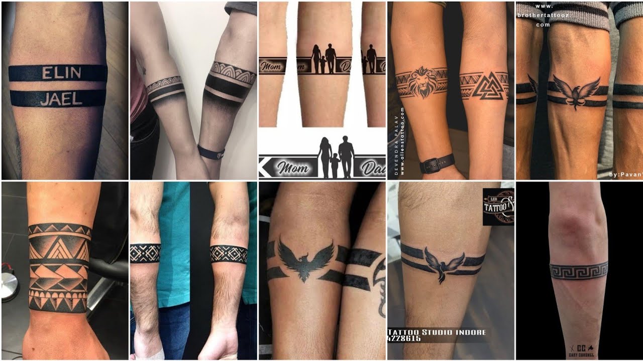 Simple Wrist Band Tattoo Ideas Band Tattoo for Men ARM BAND TATTOO