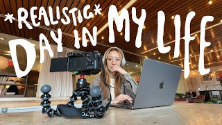 day in my life *filming* a day in my life as a Google software engineer | the reality of 9-5 content