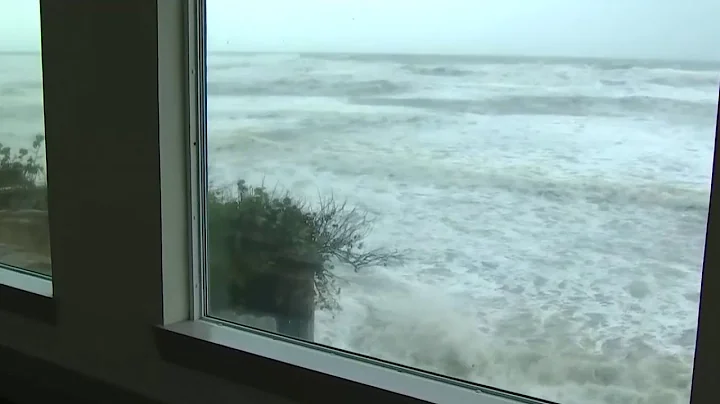 Beachside house teeters on edge as Nicole batters ...