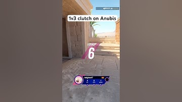 1v3 retake clutch on Anubis #cs2 #faceit #fyp #gaming #3k #csgoclips