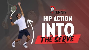 Hip Action Into The Serve