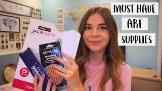 My Must Have Art Supplies