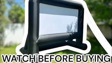 Make AWESOME summer memories! Inflatable Projector Screen - Honest Review