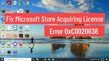 Fix Microsoft Store Acquiring License error 0xC0020036 In Windows 10