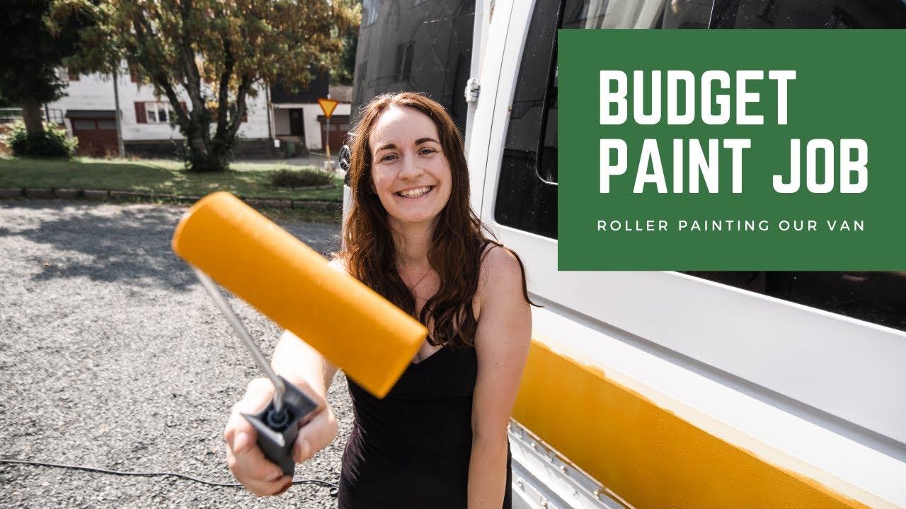 We Roller Painted Our Van! Budget Paint Job That Anyone Can Do YouTube