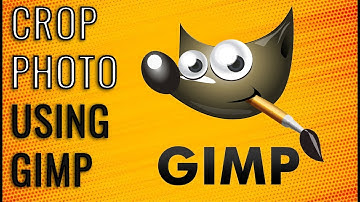 How To Crop Image/Photo Using Free Gimp Photo Editor | Step By Step Tutorial