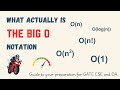 What actually is the Big O notation | Time Complexity | DSA | GATE Prep