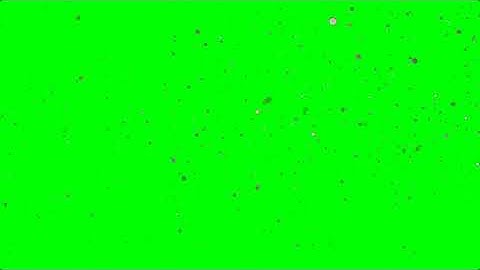 Particles Animation #2 - 10 Minute Loop (green screen)