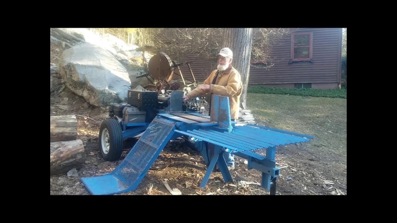 Homemade Log Splitter YouTube