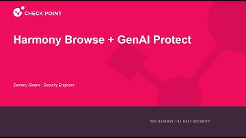 Harmony Browse + GenAI DLP