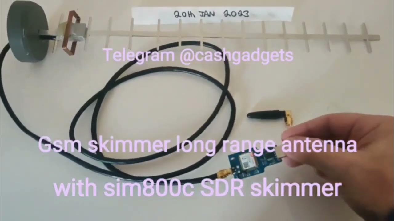 GSM DATA RECEIVER SKIMMER YouTube