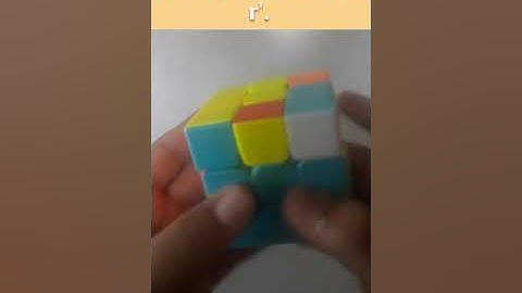 Oll algorithm || H shape || 3×3×3 ||#shorts.