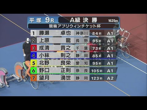 2024.08.09 FⅡ　競輪アプリウィンチケット杯　 【平塚競輪】本場開催 最終日【1R～9R】