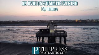 DRONE footage of an Avalon NJ Summer Night