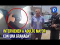San Juan de Lurigancho: intervienen a adulto mayor con granada y arma dentro de su vehículo