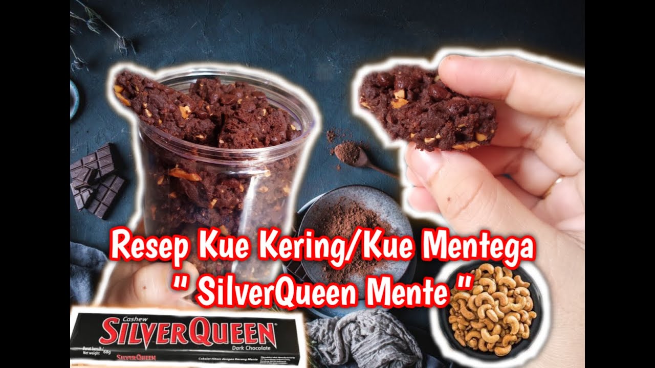 Resep Kue Kering / Kue Mentega “ SilverQueen Kacang Mente ” Ala Dapur Fatma Sahitang