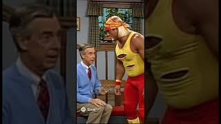 Mr rogers defusing hulk hogans neighborhood problems #foryou #shorts #shortvideo #funny #trending