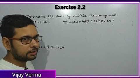 Class 6 Math Ch-2 Whole Numbers Ex-2.2 Q - 3 to 5
