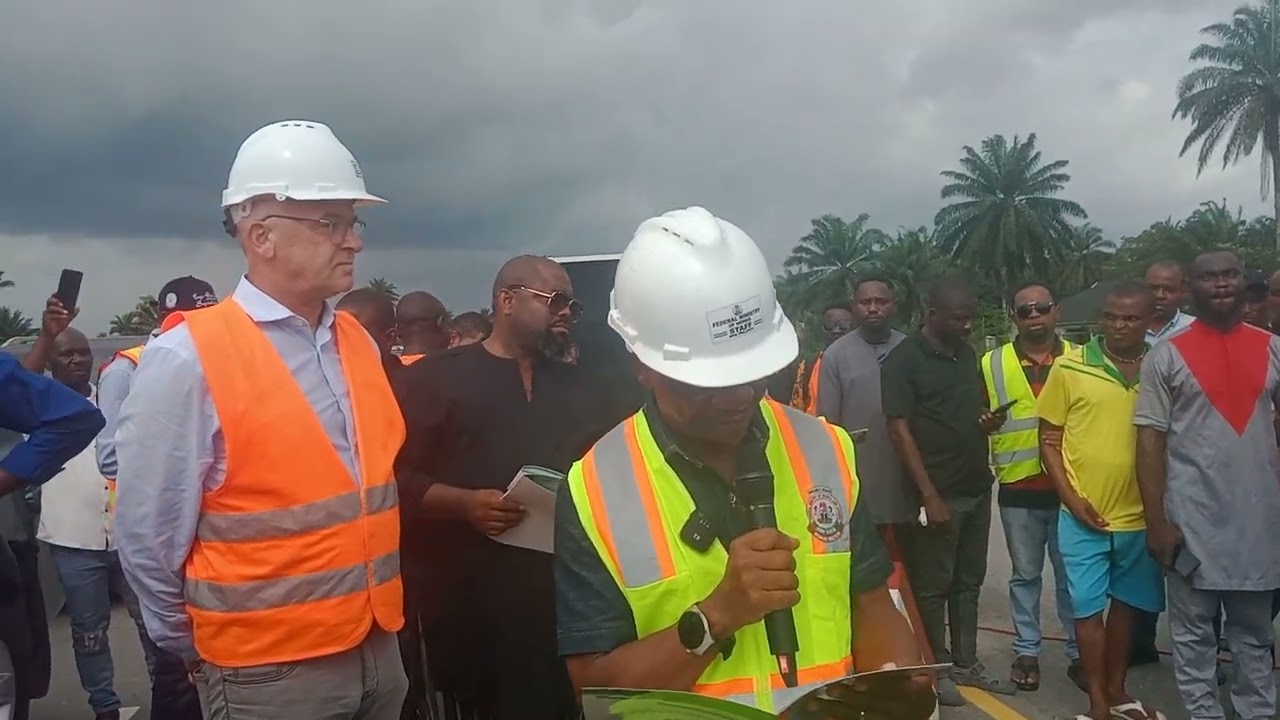 Commissioning of the Port Harcourt to Bonny Road through Bodo City, Rivers State, Nigeria