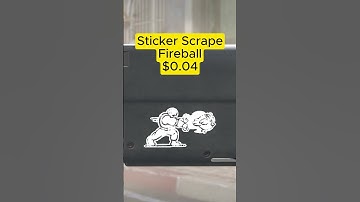 Fireball Sticker Scrape Counter Strike 2 - Sticker Scrape  #cs2 #csgo #cs2skins