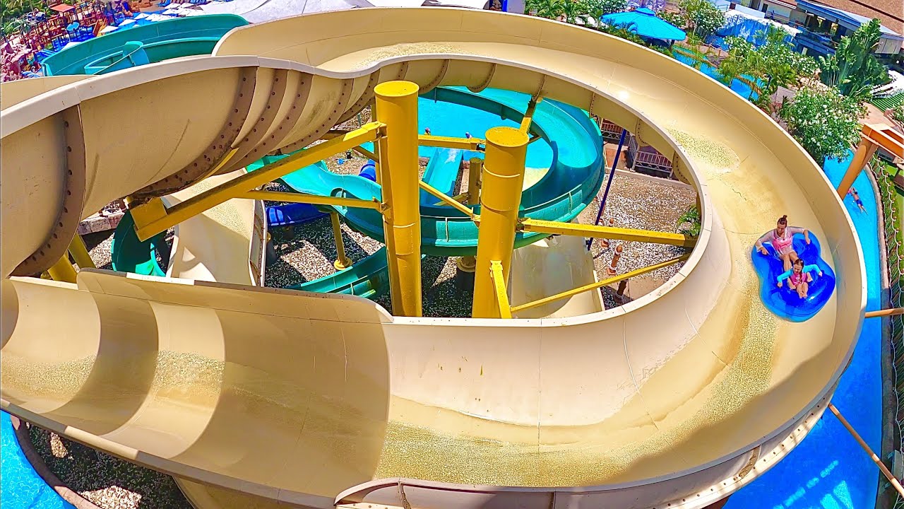 Rafting Water Slide at Splash Jungle Water Park YouTube