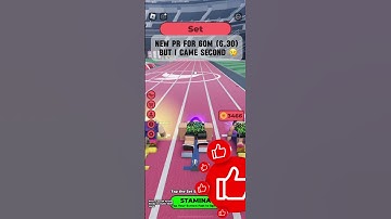 My new personal best for 60m dash! Infinite track and field Roblox: #roblox  #gaming #running