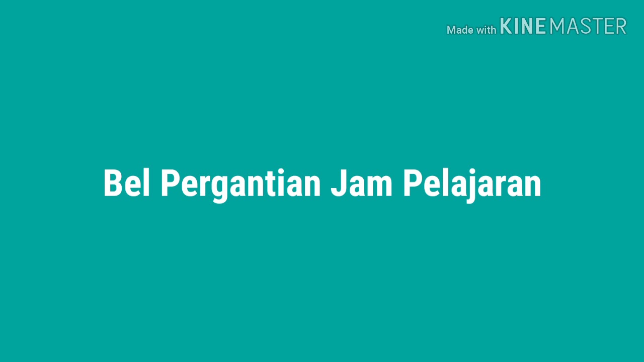Bel Pergantian Jam Pelajaran