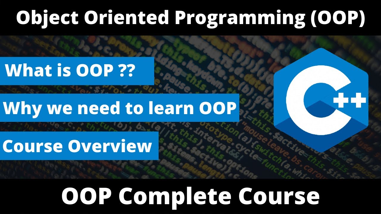 01. Introduction to object oriented programming in c++ in hindi - YouTube