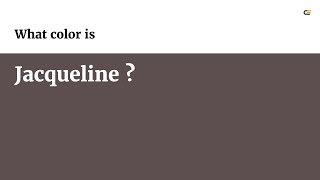 Jacqueline color #5d4e50 hex color - Brown color - Cool color 5d4e50