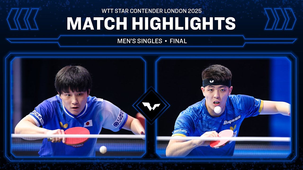 Tomokazu Harimoto vs Dang Qiu | MS Final | #WTTLondon 2025