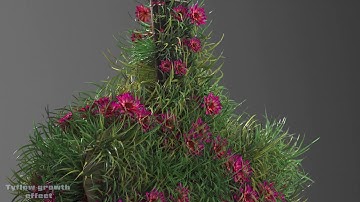 TyFlow grass growth effect