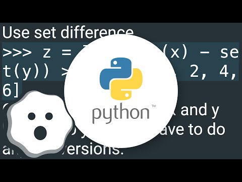 Python list subtraction operation