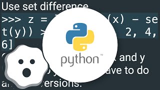 Python list subtraction operation